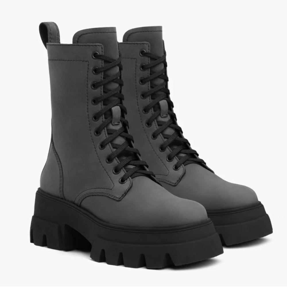Thursday Boot Company Dynasty Grey Matte Combat Boots